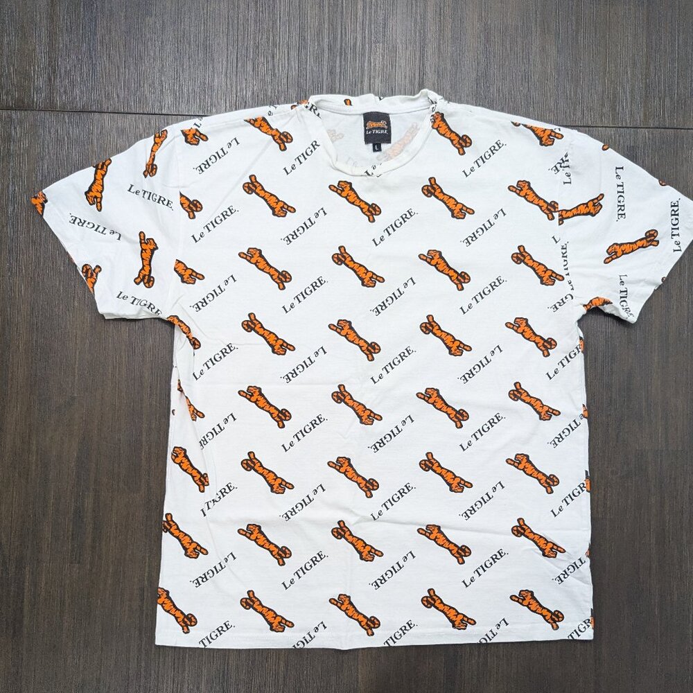 Le Tigre | Vintage Men's Large T-Shirt